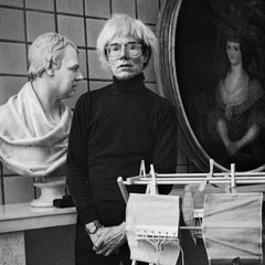 Andy Warhol and His Corsets at the Fourth Factory, New York, 1986
