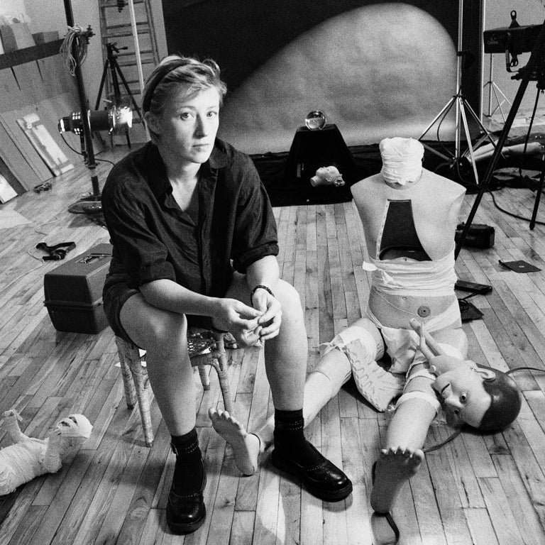 Cindy Sherman in her New York Studio, 14 September 1993 - Contemporary Photograph by Jonathan Becker
