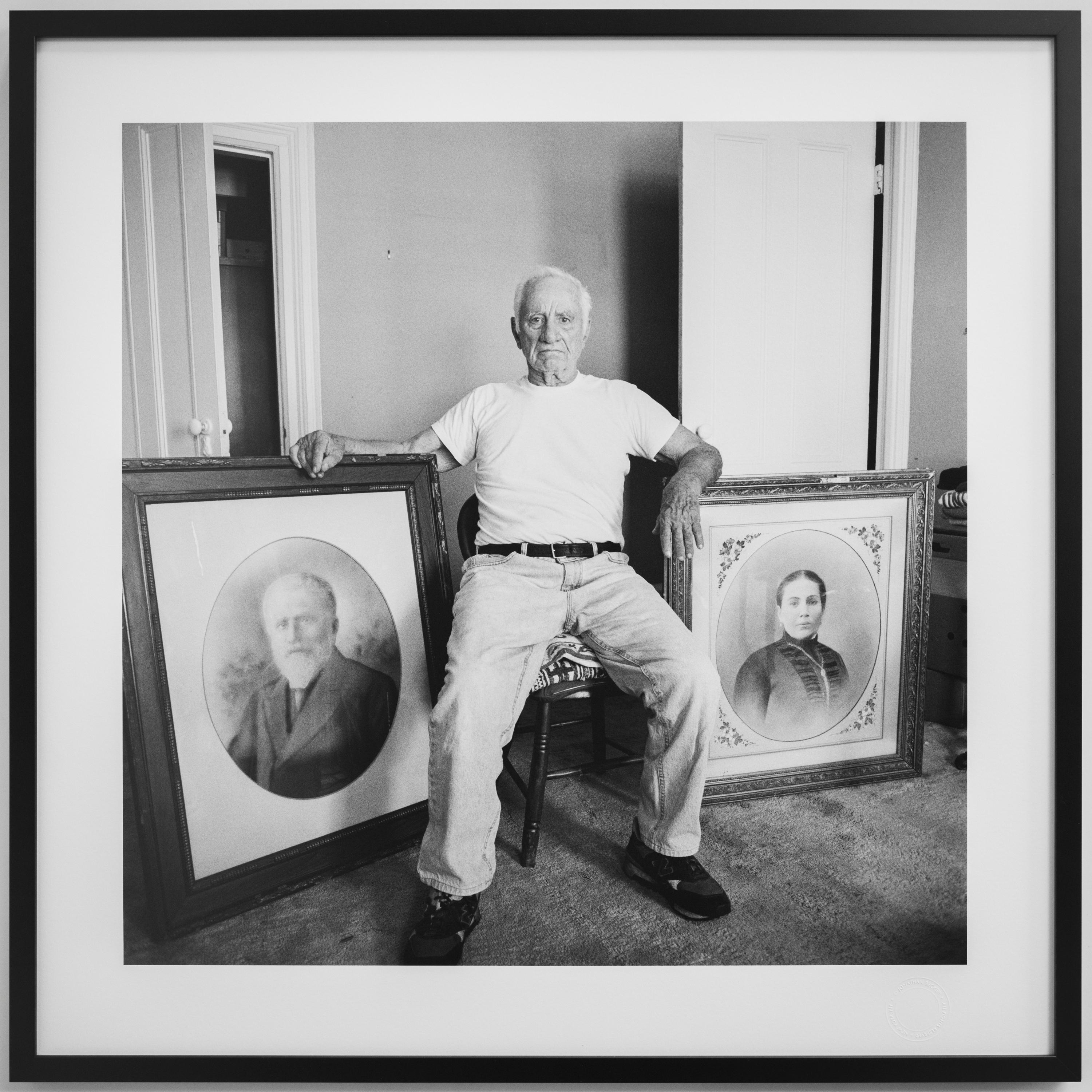 Jonathan Becker Portrait Photograph - Elia Kazan at home in New York, 28 June 1999