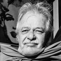 John Chamberlain in der Bar Kim Esteves, Sao Paulo, Brasilien, Oktober 1994