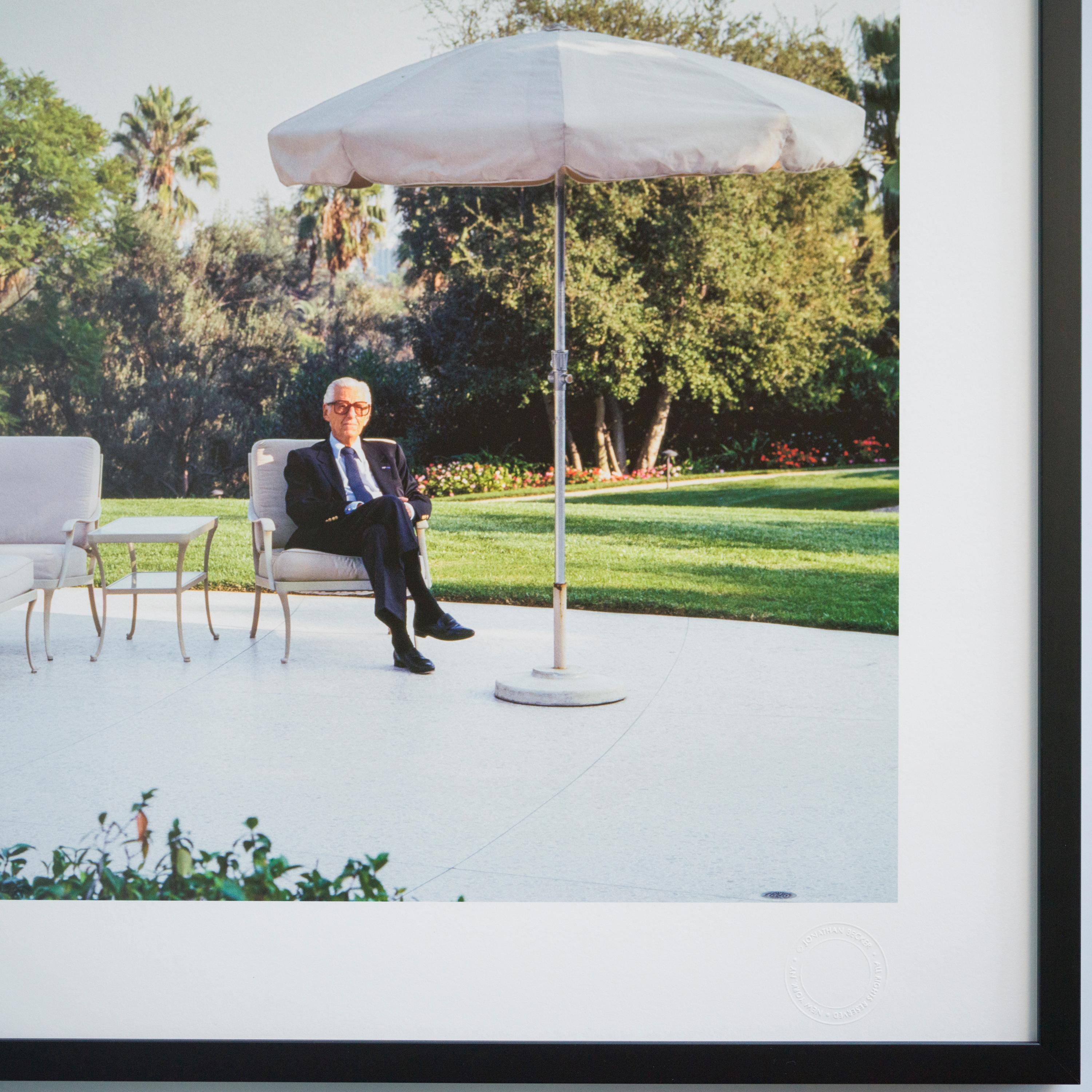 Lew Wasserman at home in Beverly Hills, November 1995 - Photograph by Jonathan Becker