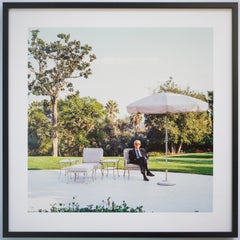 Lew Wasserman at home in Beverly Hills, November 1995