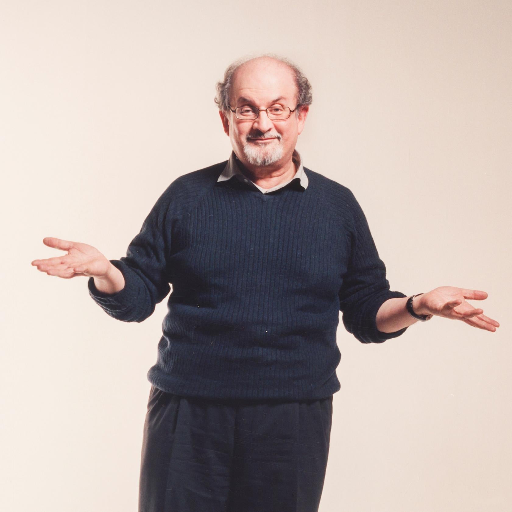 Salman Rushdie at Sunbeam Studios III, London, 18 January 2008 - Photograph by Jonathan Becker