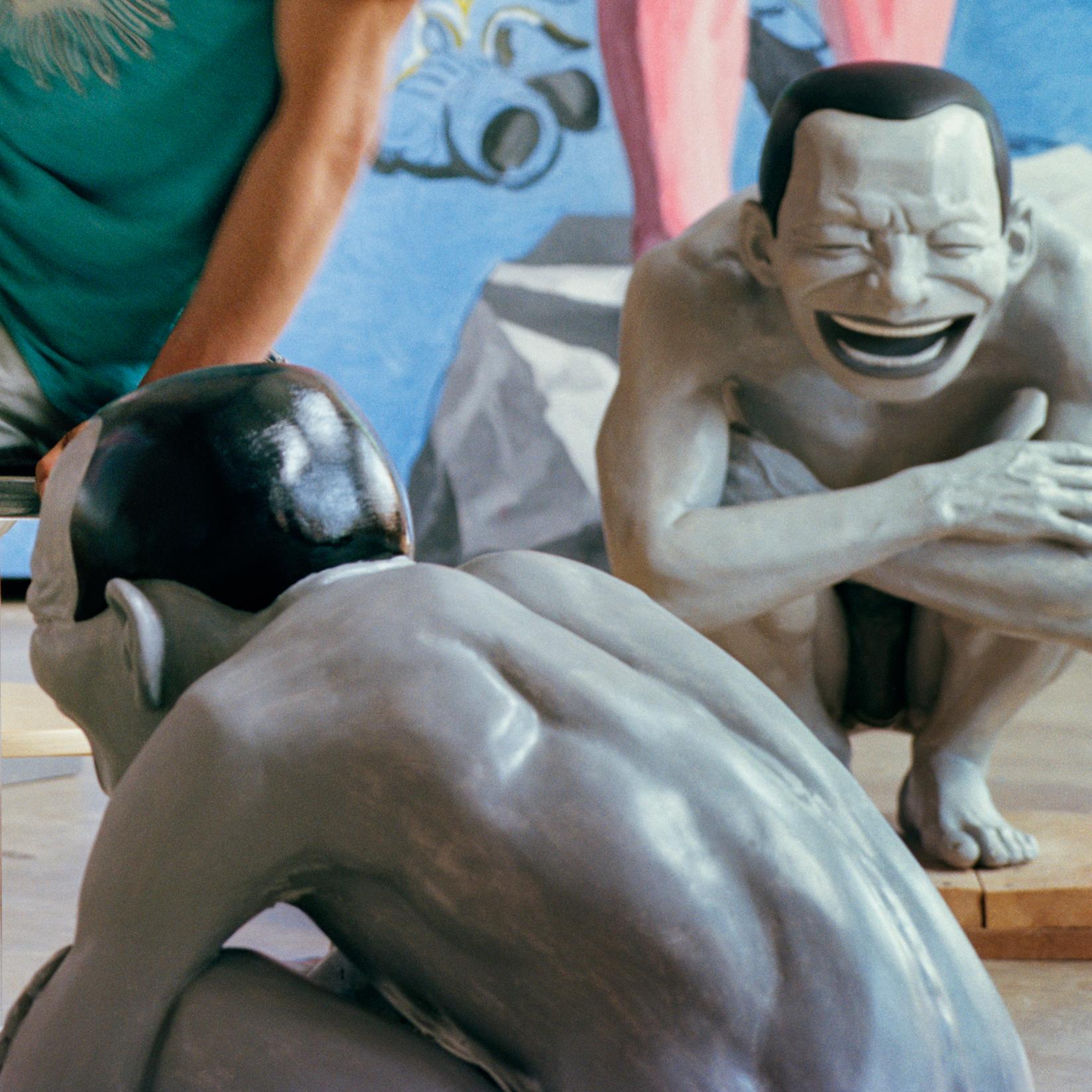 Yue Minjun in seinem Atelier, Peking, 14. Mai 2007

X

Fotografiert von Jonathan Becker
Zeitgenössische
44