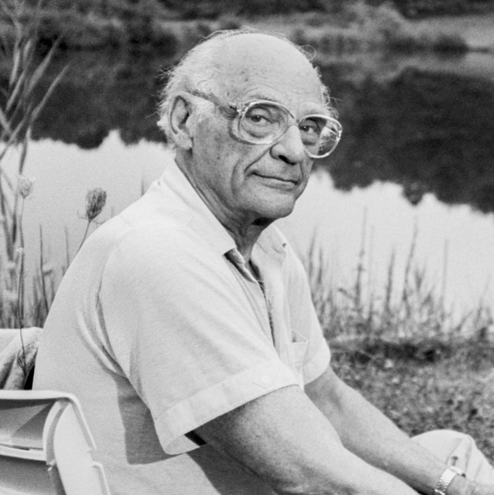 Arthur Miller und Inge Morath zu Hause, Connecticut, 23. August 1991 – Photograph von Jonathan Becker