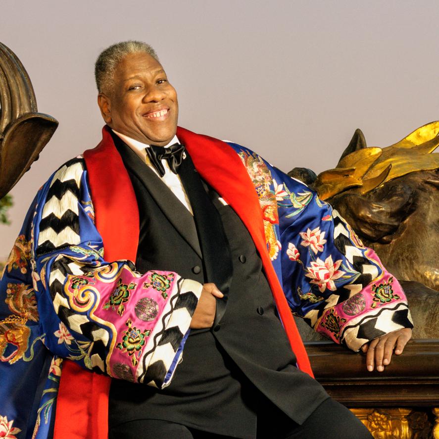 Chevalier André Leon Talley on the Pont Alexandre III, Paris, 30 June 2013 - Photograph by Jonathan Becker