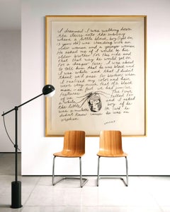 Jonathan Borofsky Subway Dream Monumental 77” Signed Screenprint Edition of 11