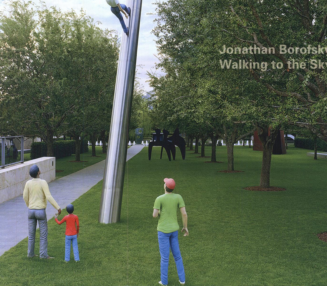 Jonathan Borofsky „Walking to the Sky“ im Angebot 1