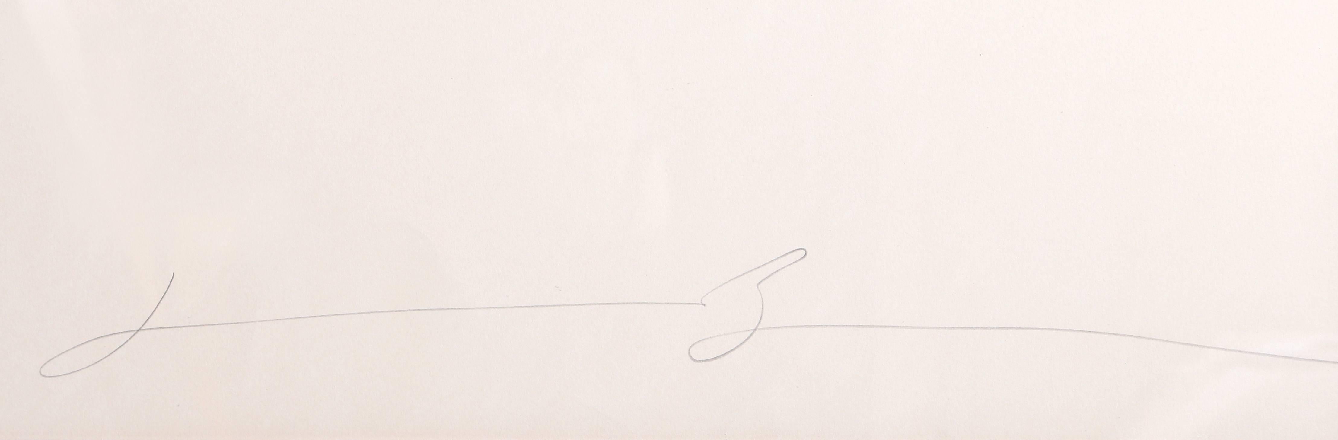 El equilibrio entre el amor y el trabajo produce energía, serigrafía de Jonathan Borofsky en venta 1
