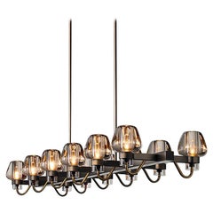 Jonathan Browning Montalembert Twelve-Light Linear Chandelier