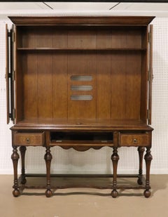 Jonathan Charles La Rochelle Inlaid Cabinet  Keyboard Tray Desk Computer Desk