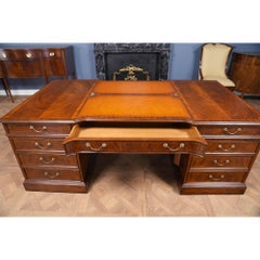 Jonathan Charles Walnut Partner Desk