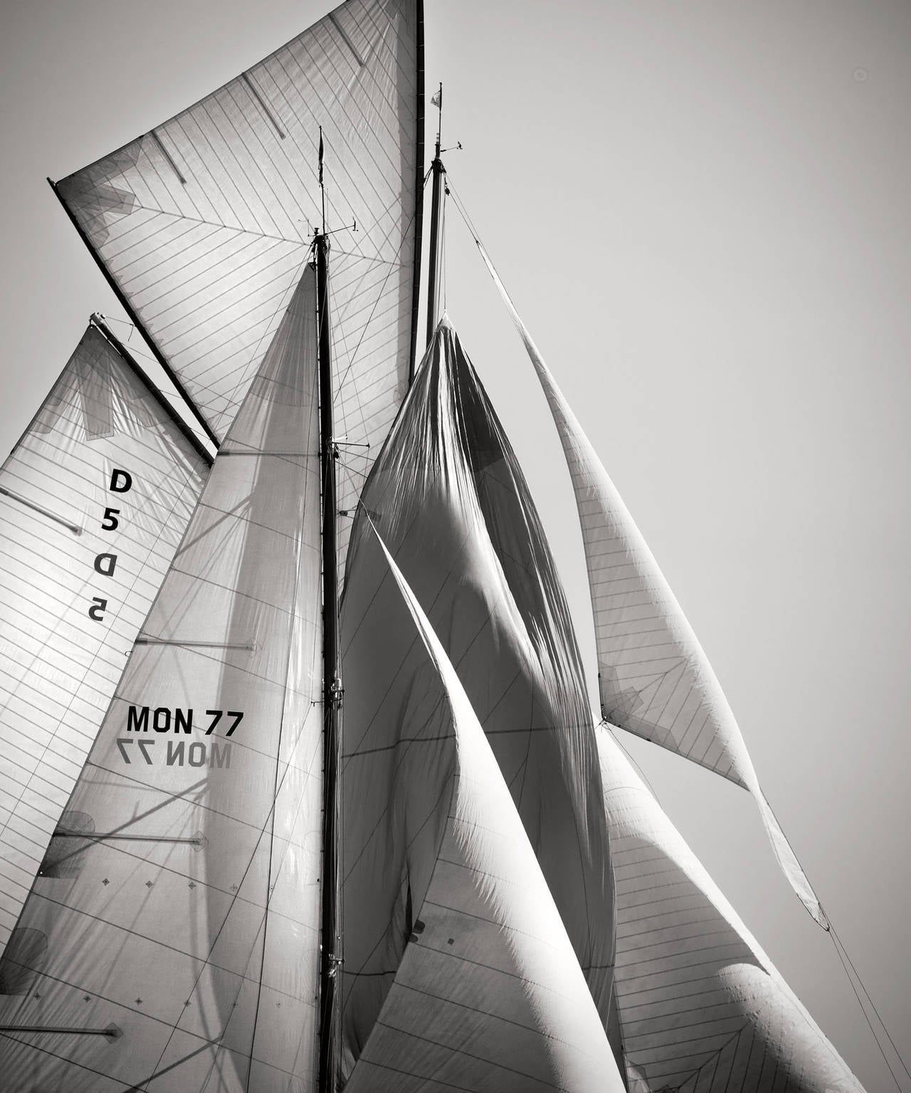 SAILS XII, COTE D'AZUR - Print by Jonathan Chritchley