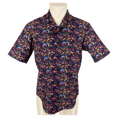 JONATHAN COHEN Size XS Multi-Color Print Silk Camp Short Sleeve Shirt