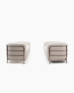 Jonathan de Pas, Donato D'Urbino und Paolo Lomazzi 3-Sitzer-Sofas Onda-Paar