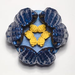 In fiore (blu e giallo)