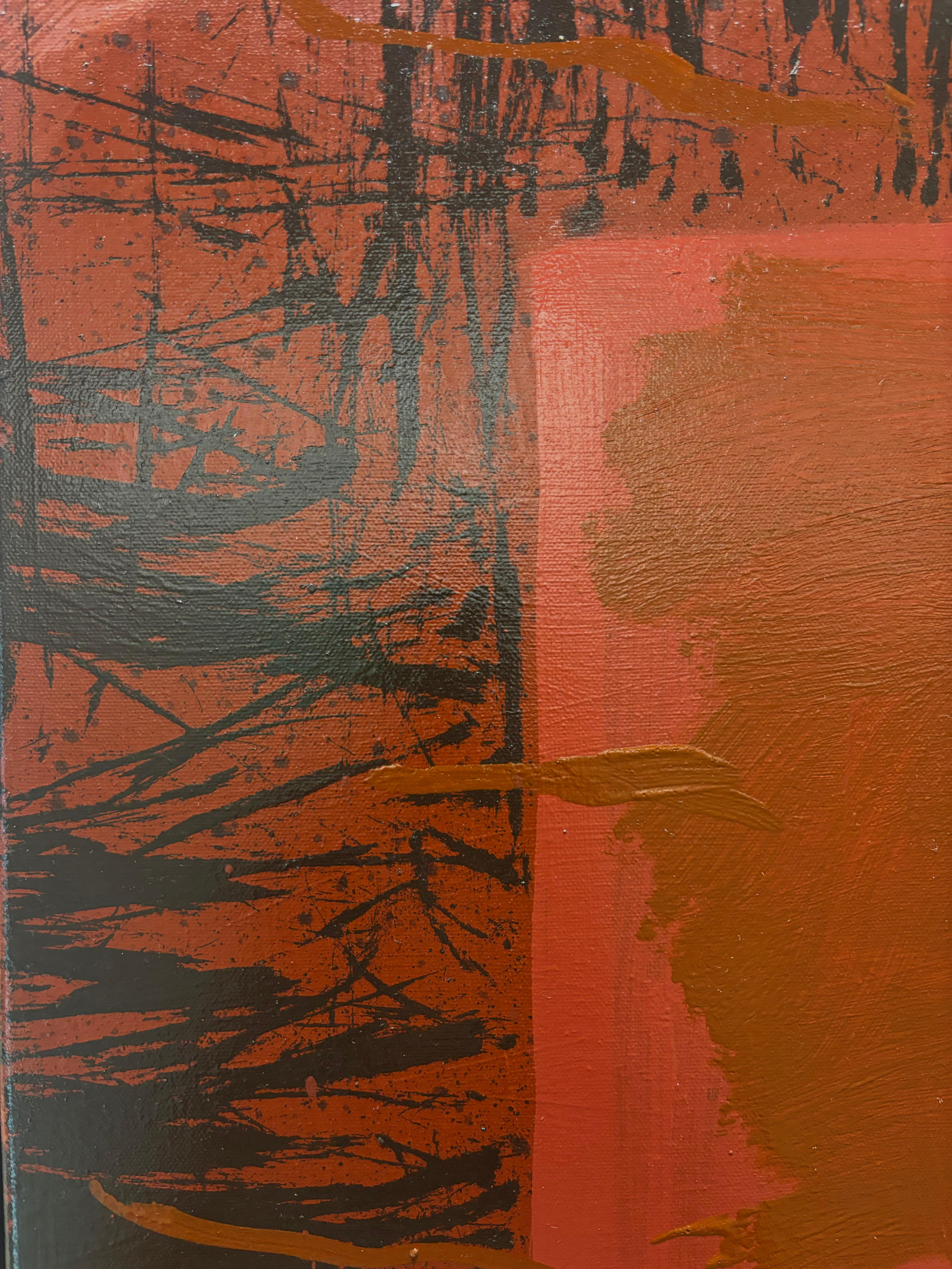 ABSTRACT Obra de Arte Paisajes Terracota Artista Contemporáneo Jonathan Freemantle en venta 1
