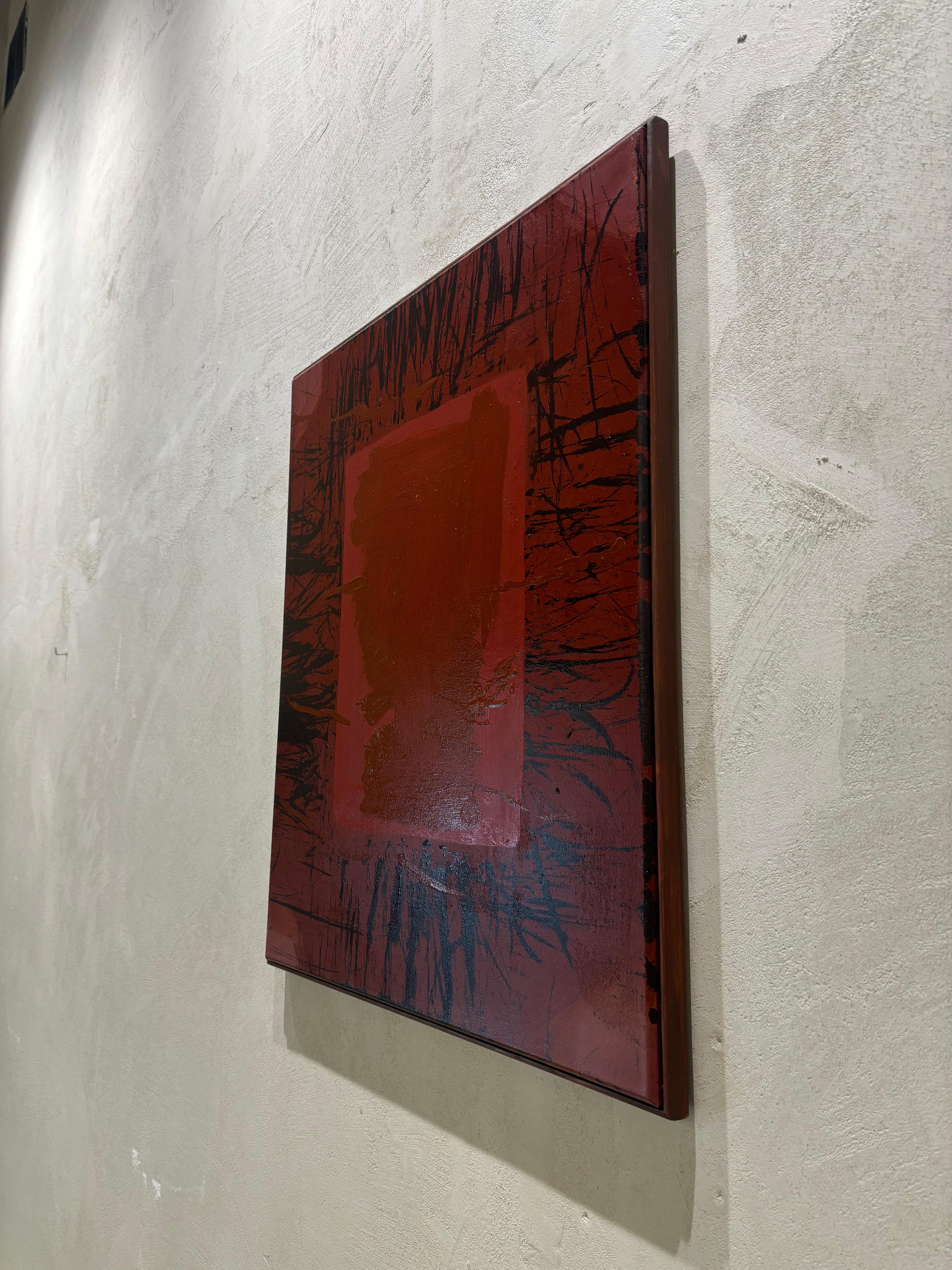 ABSTRACT Obra de Arte Paisajes Terracota Artista Contemporáneo Jonathan Freemantle en venta 3