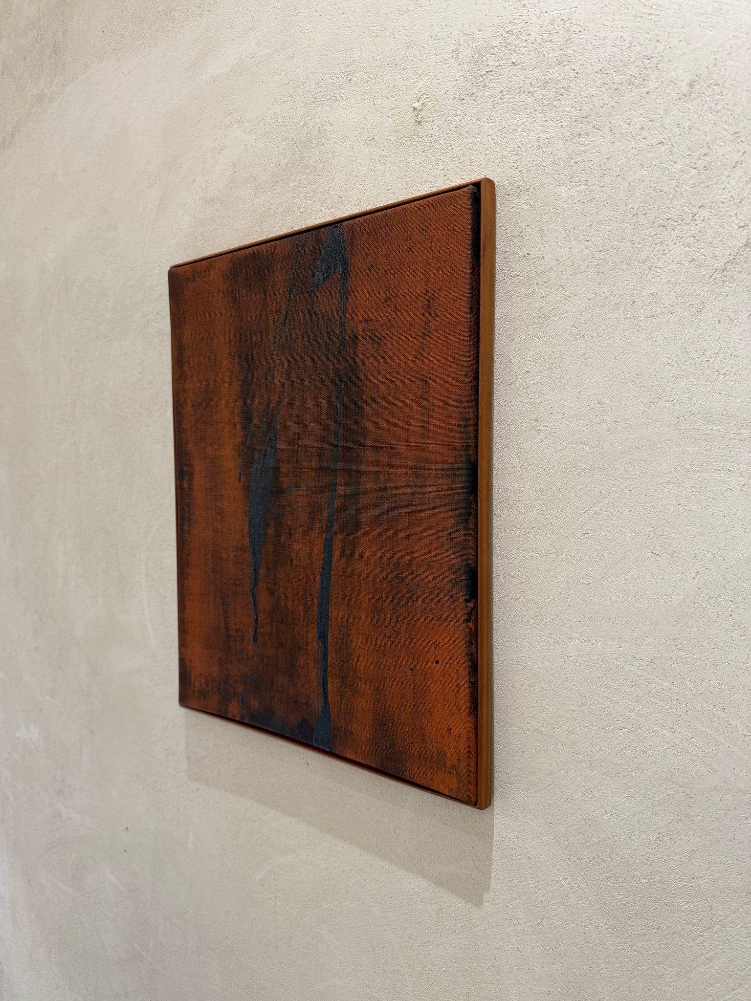 ABSTRACT Opera d'arte Paesaggi Marrone Scuro Artista contemporaneo Jonathan Freemantle in vendita 2