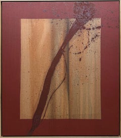 ABSTRACT Artwork Landscapes Terracotta Brown Contemporary Jonathan Freemantle