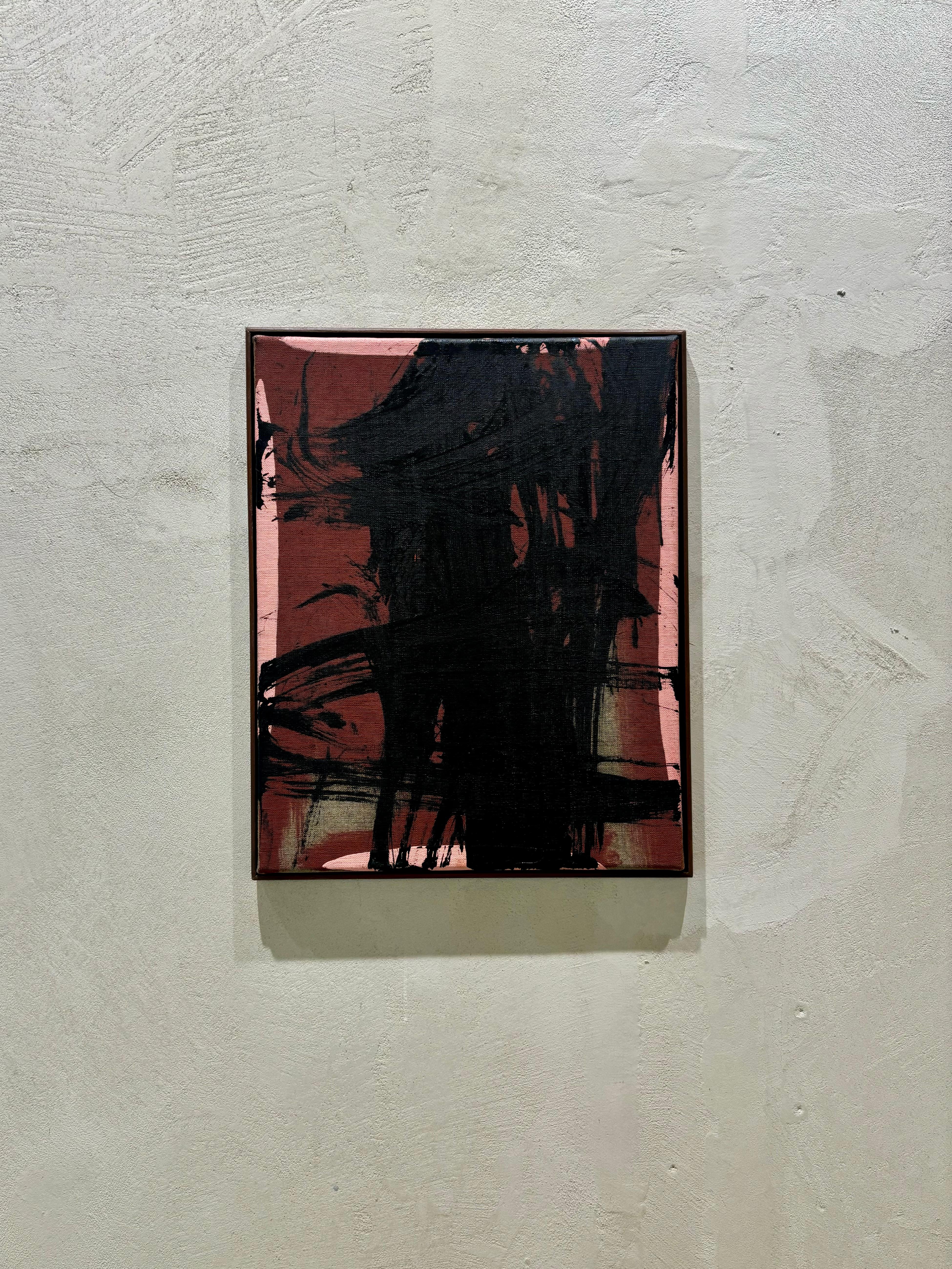 ABSTRACT Opera d'arte Arancione Rosso dell'artista contemporaneo Jonathan Freemantle 2024 in vendita 4