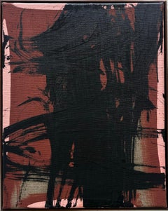 ABSTRACT Opera d'arte Arancione Rosso dell'artista contemporaneo Jonathan Freemantle 2024