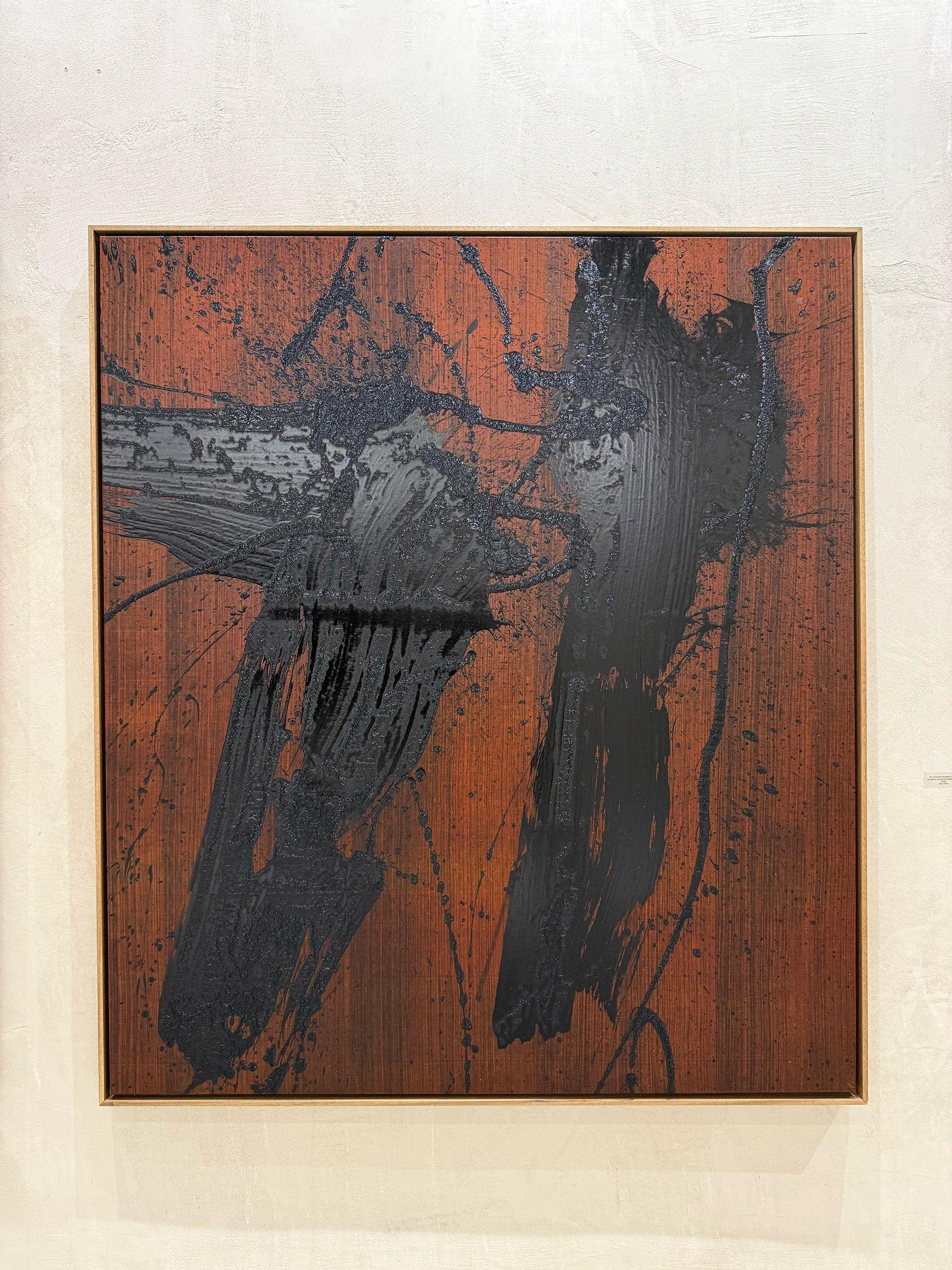 ABSTRACT Gestische Landschaften Black Brown Contemporary Jonathan Freemantle im Angebot 3