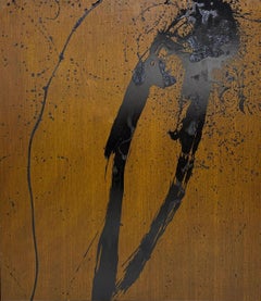 ABSTRACT Paesaggi gestuali Nero Browning Contemporaneo Jonathan Freemantle