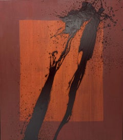 ABSTRACT Gestural Landscapes Black Terracotta Contemporary Jonathan Freemantle
