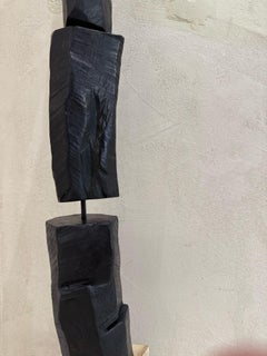 ABSTRACTO Escultura de madera Paisajes Negro Contemporáneo Jonathan Freemantle