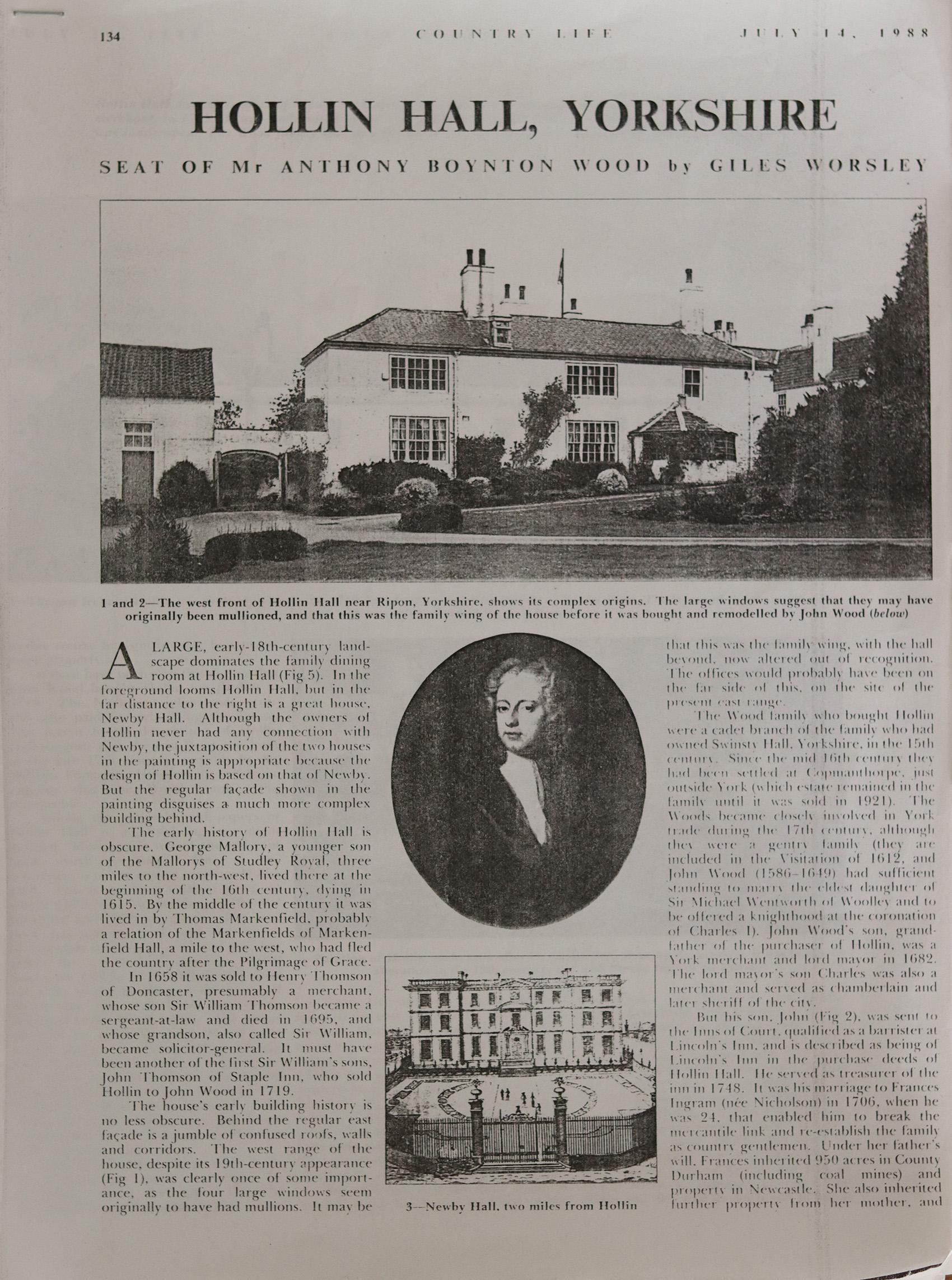 Portraits of John Wood of Hollin Hall, Yorkshire; and Francis Wood (pair) For Sale 8