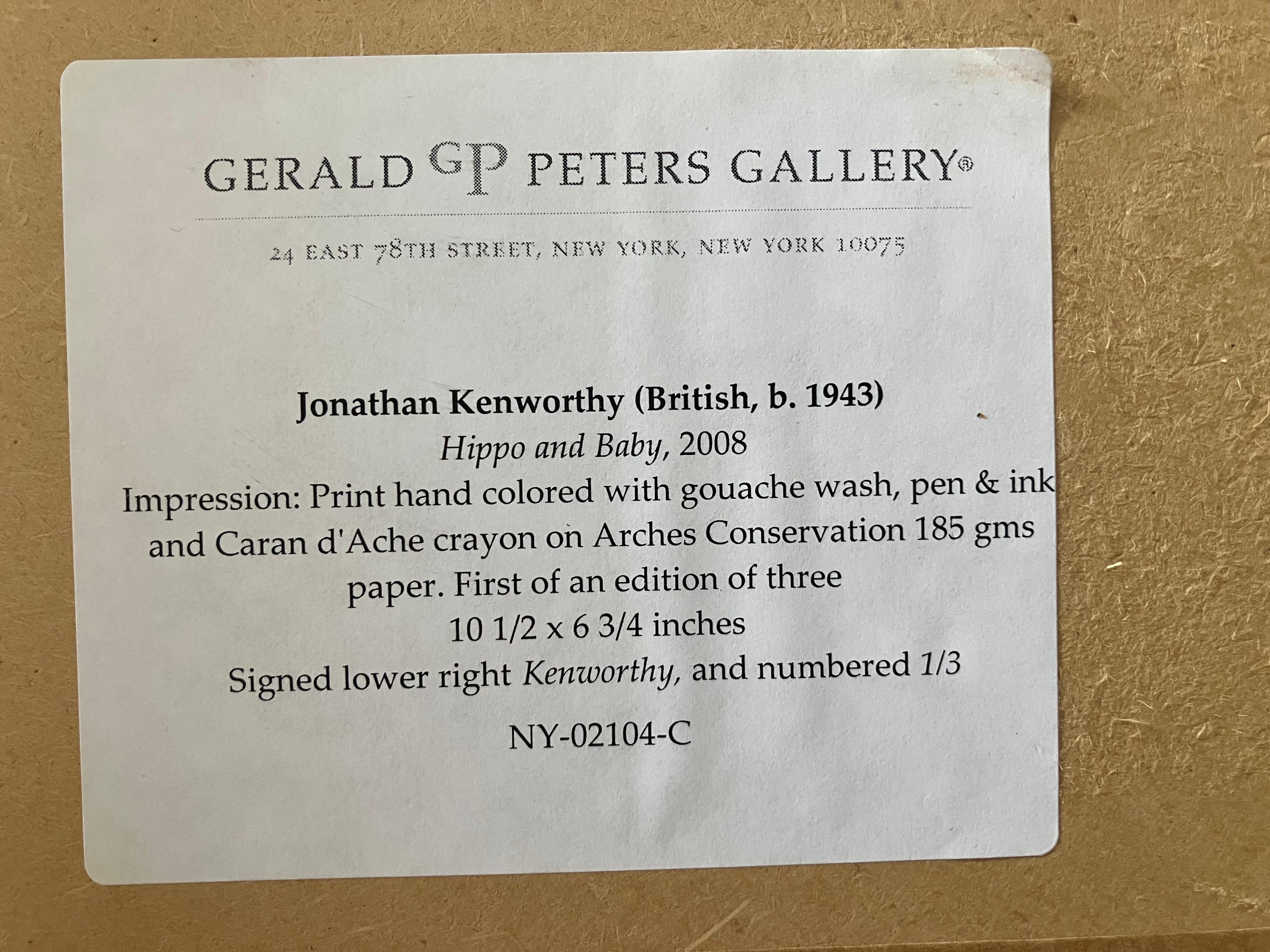 Jonathan Kenworthy Mother and Baby Hippo For Sale 5