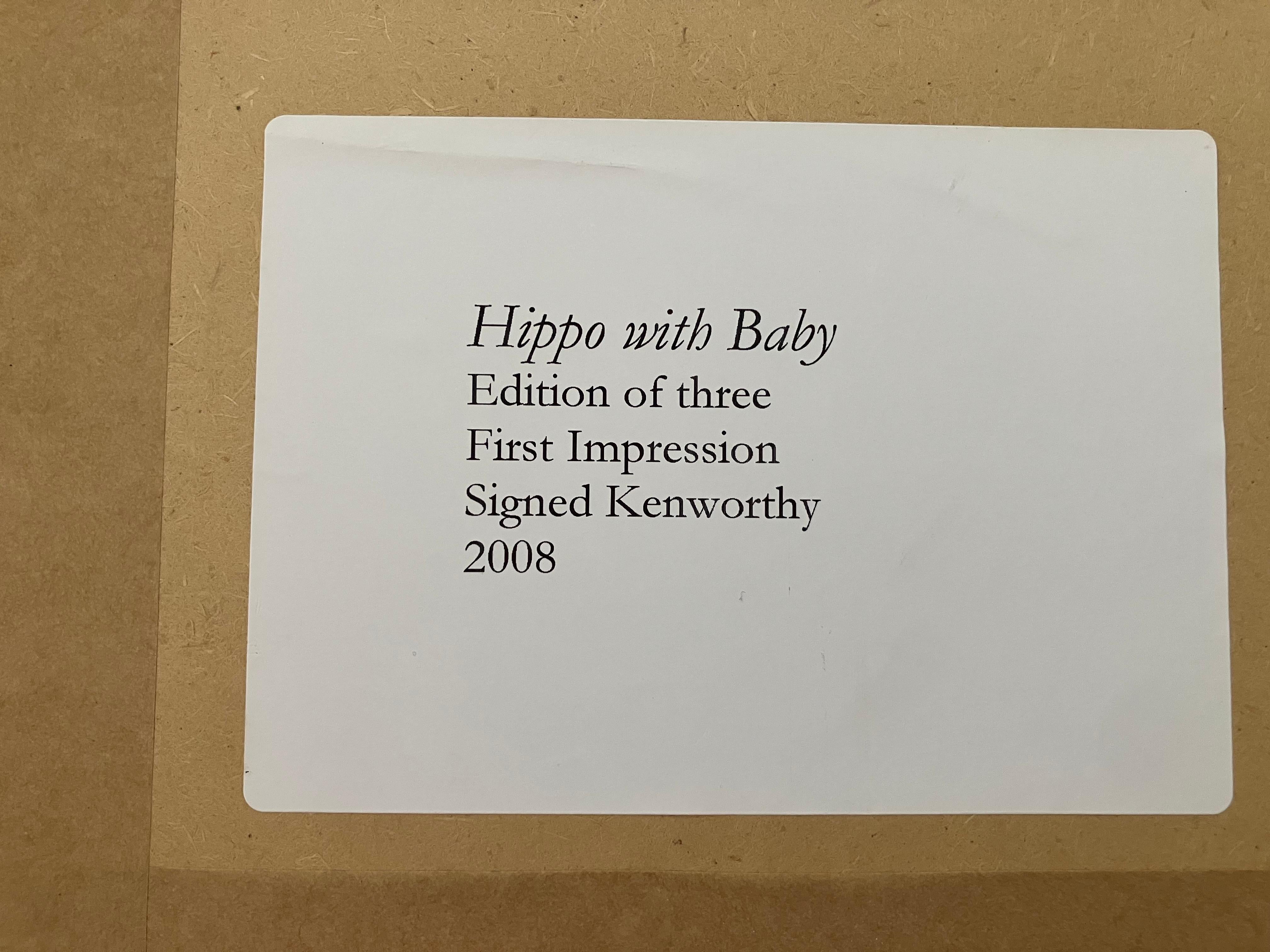 Jonathan Kenworthy Mother and Baby Hippo For Sale 6