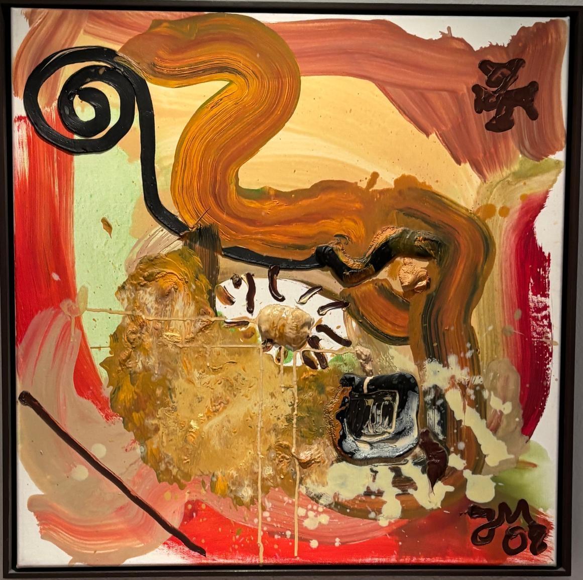 Sans titre (huile sur toile) - Painting de Jonathan Meese