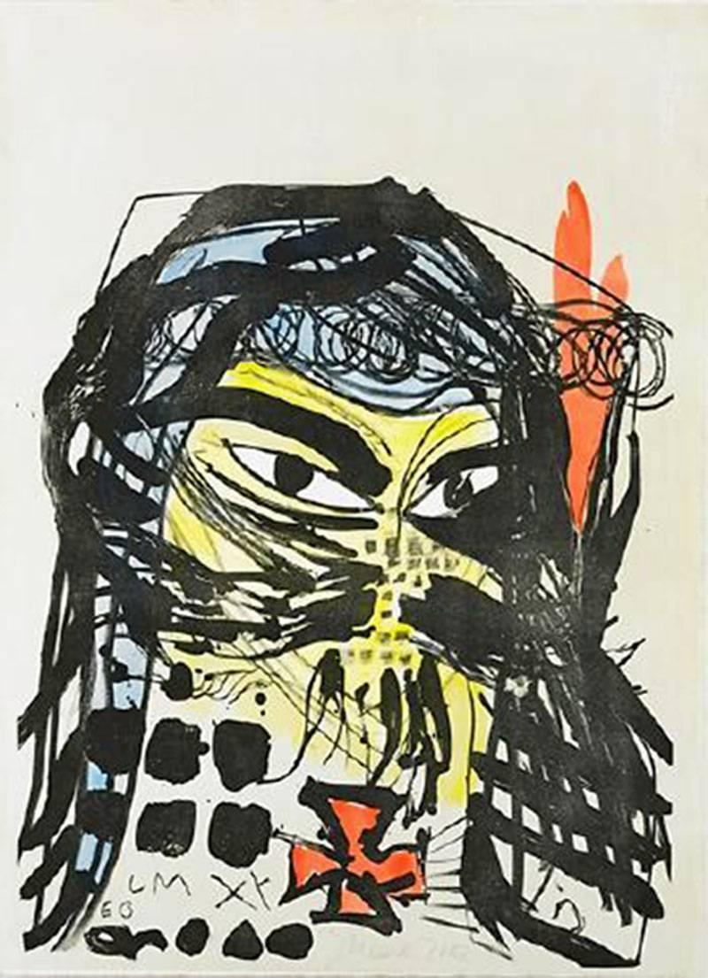 Untitled - Print by Jonathan Meese