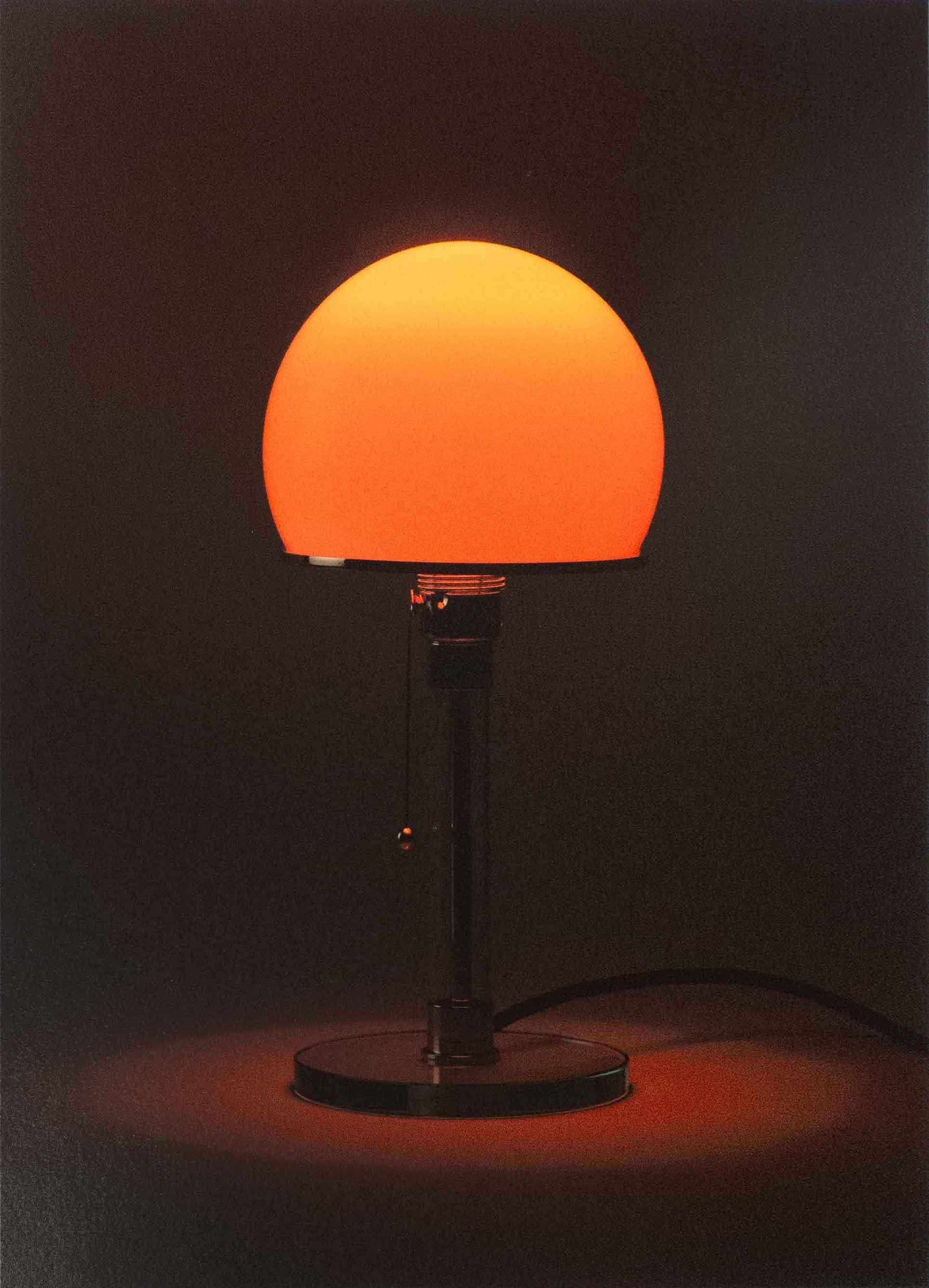 Jonathan Monk Still-Life Photograph - Wagenfeld Sunsets I-VI, 376 B3, 2019, Lampada, Bauhaus