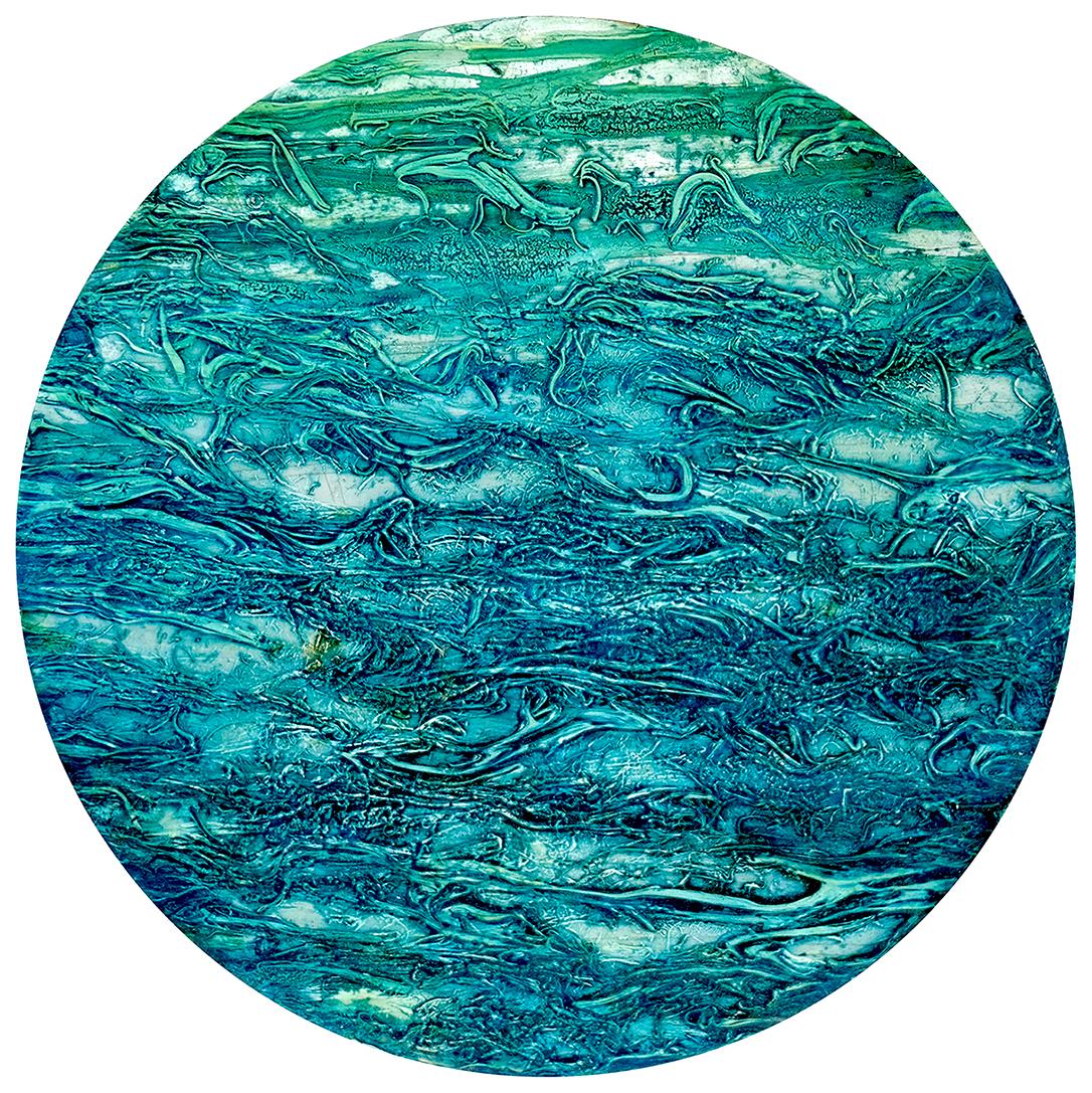Jonathan Moss Abstract Painting - VF21, abstract art, affordable art, blue art, nature-inspired art, original art