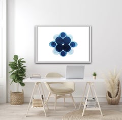 NV3, abstract art, unique print, affordable art, blue art