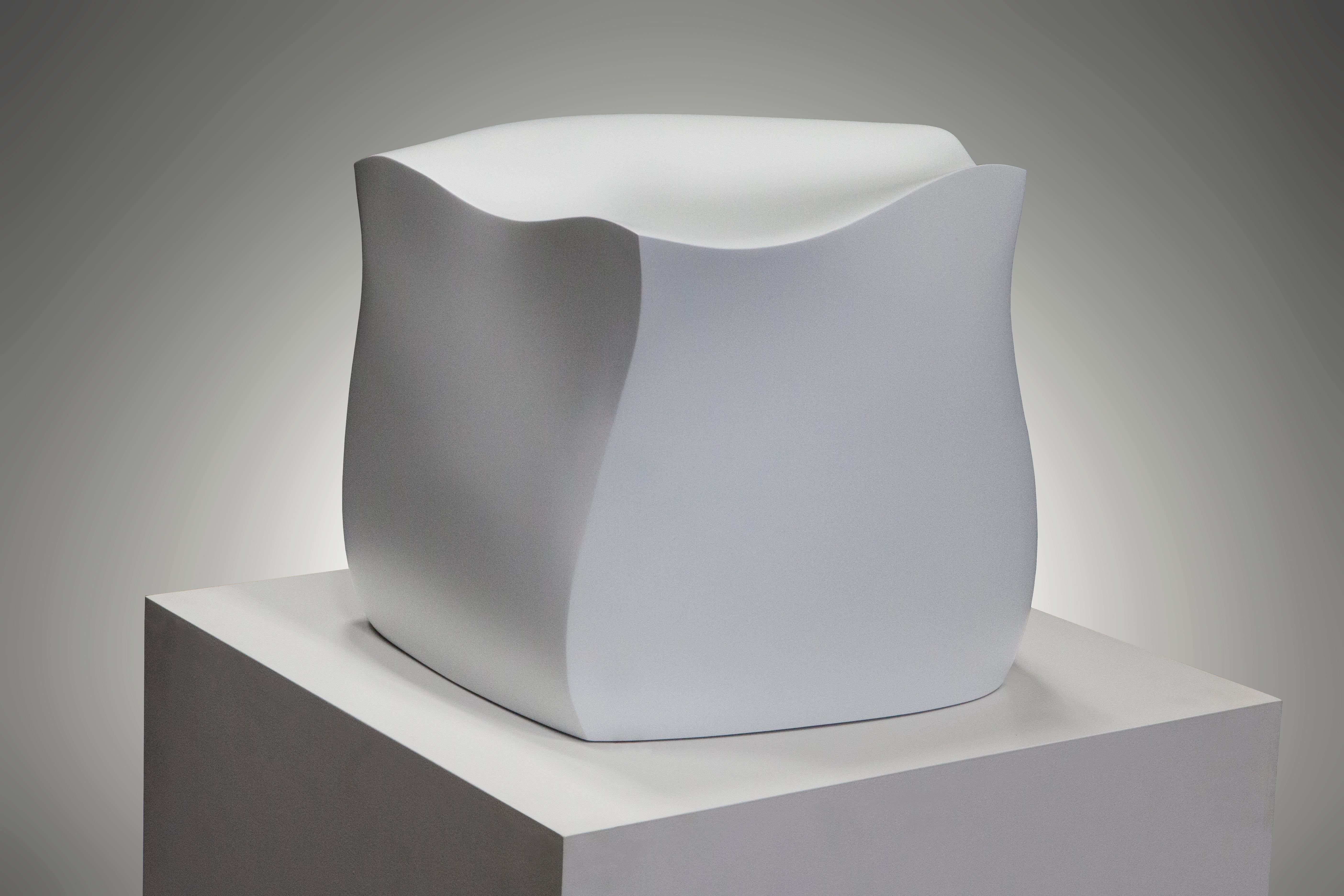 Jonathan Prince Abstract Sculpture - Jello (White)