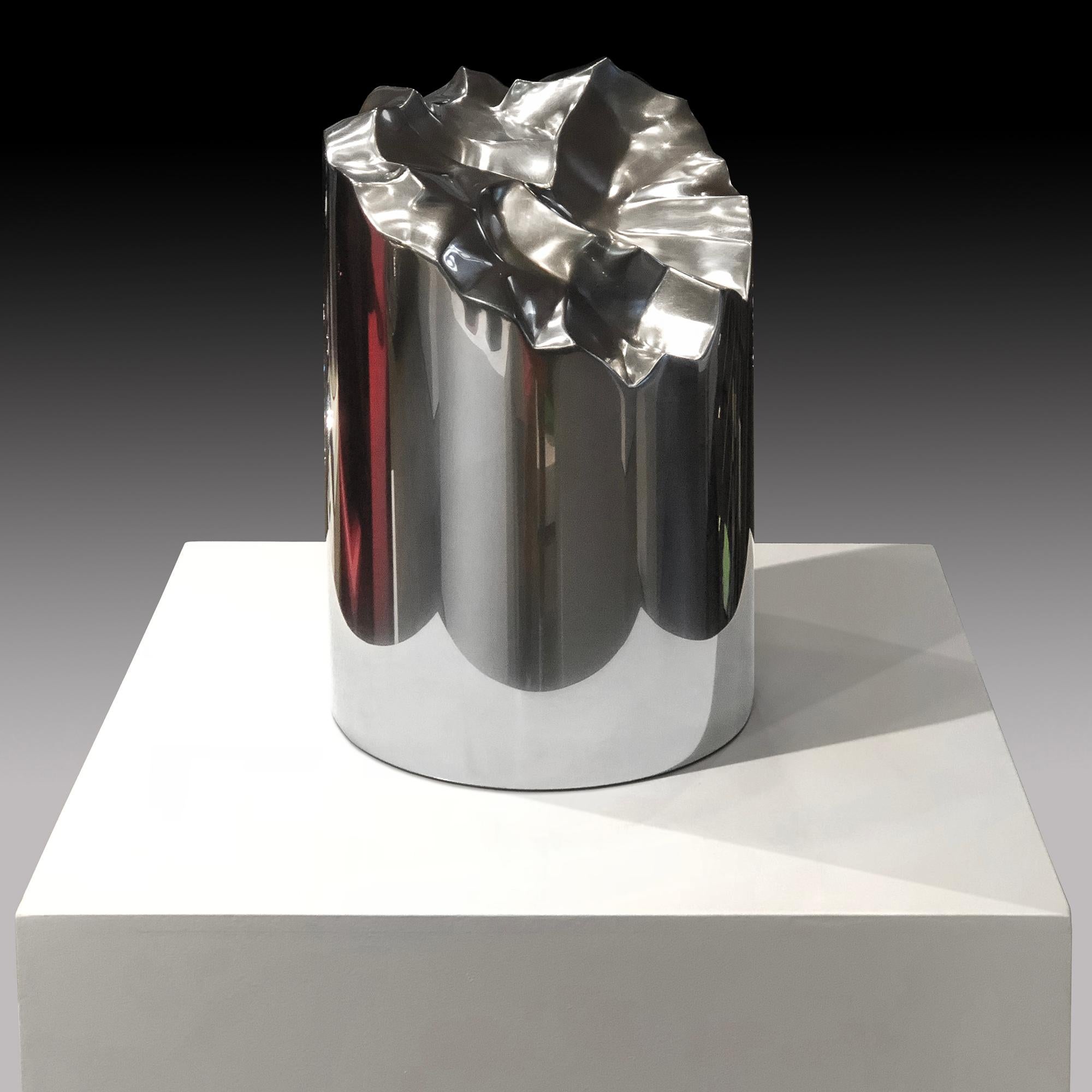 Jonathan Prince Abstract Sculpture – Shatter Stainless