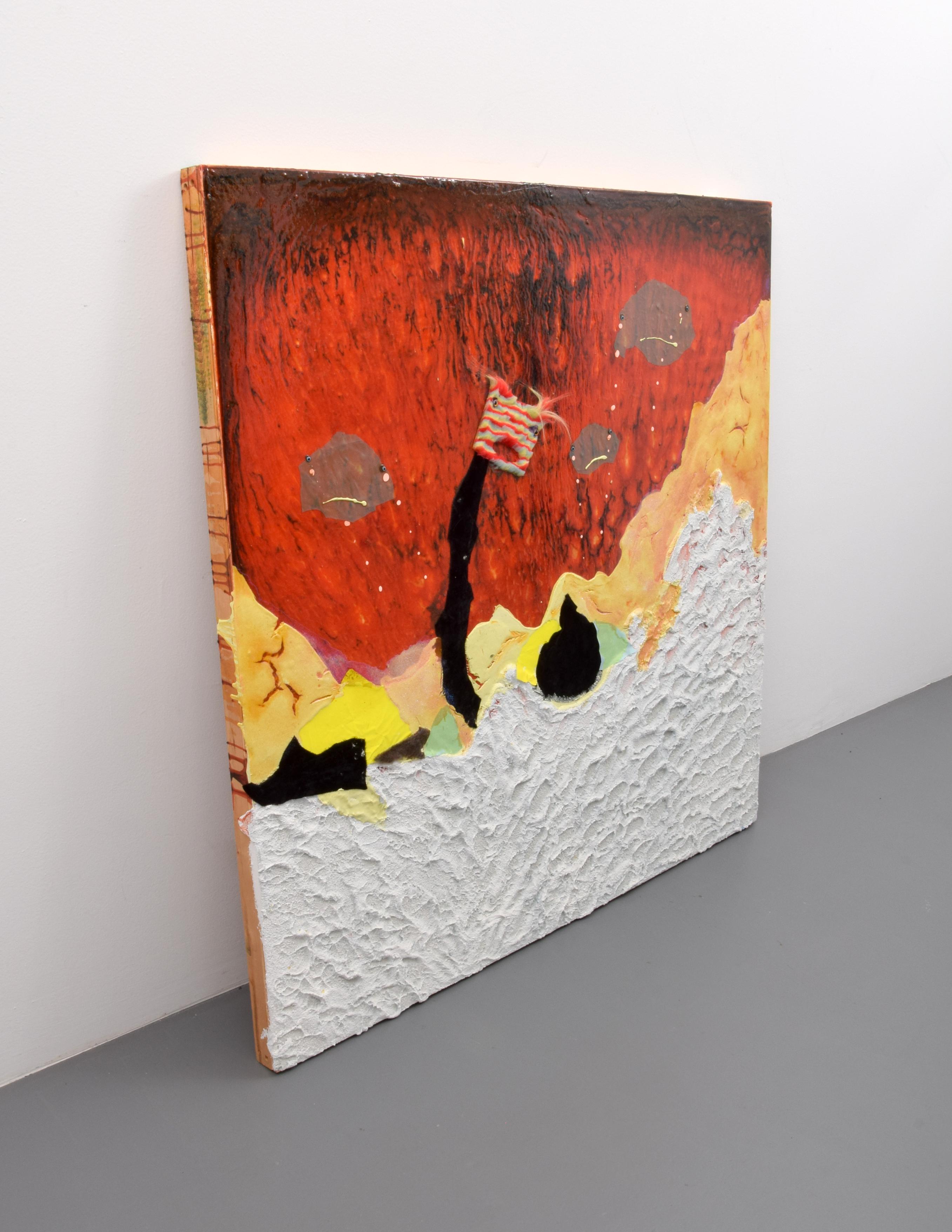 Large Jonathan Pylypchuk Mixed Media, 48.75