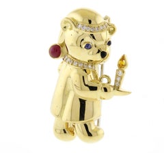 Jonathan Ralston's Exquisite Limited Edition Gold Bear Brooch