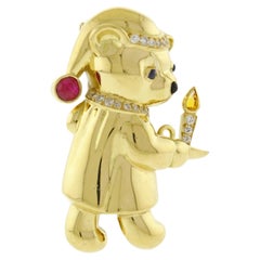 Vintage Jonathan Ralston's Exquisite Limited Edition Gold Bear Brooch