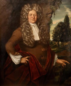 Portrait Of Hans Sloane Richardson Paint 18th Century Oil on canvas Old master