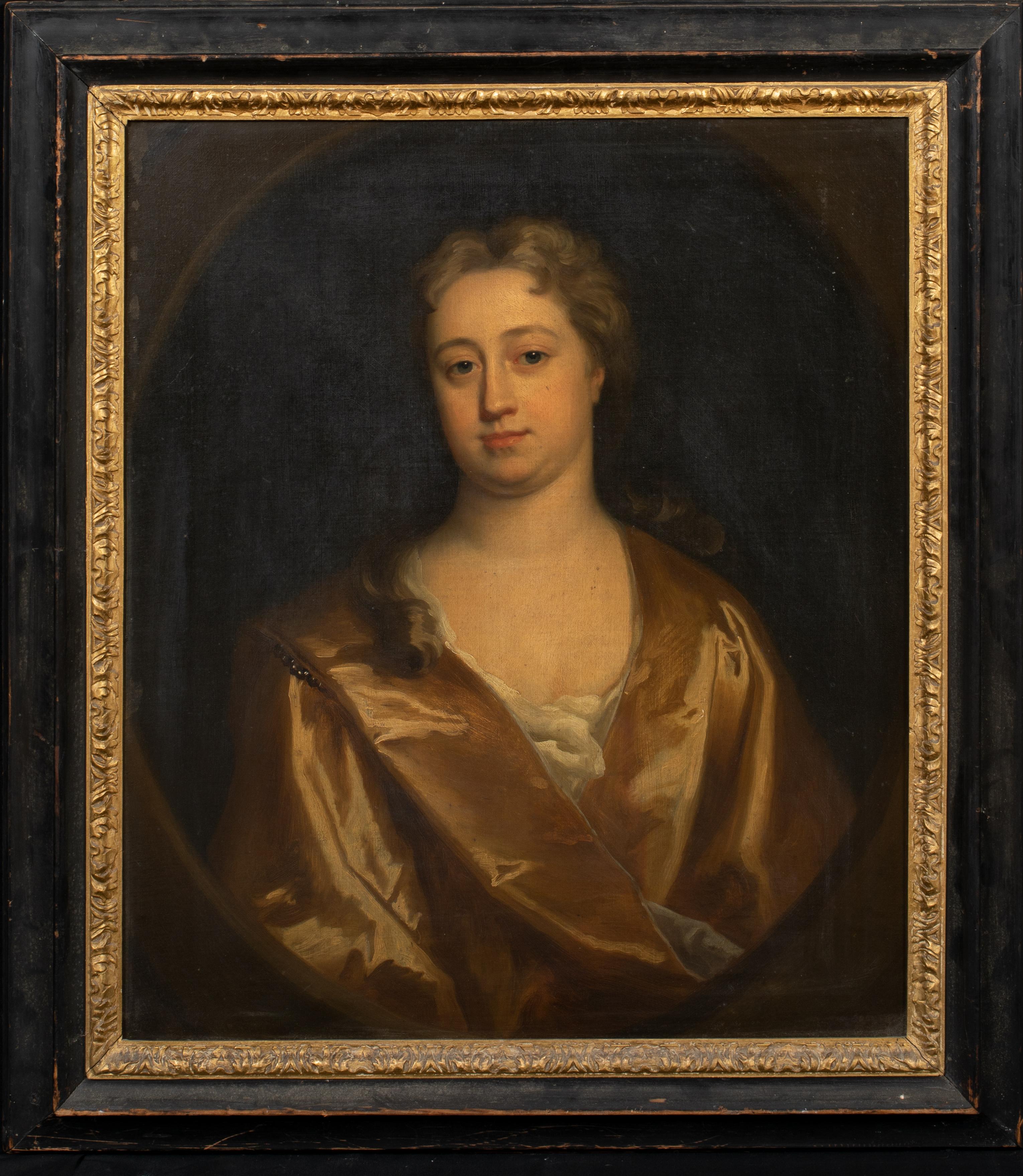 Portrait of Elizabeth Banks, 1st Countess Of Aylesford, circa 1720. - Painting by Jonathan Richardson, the Elder