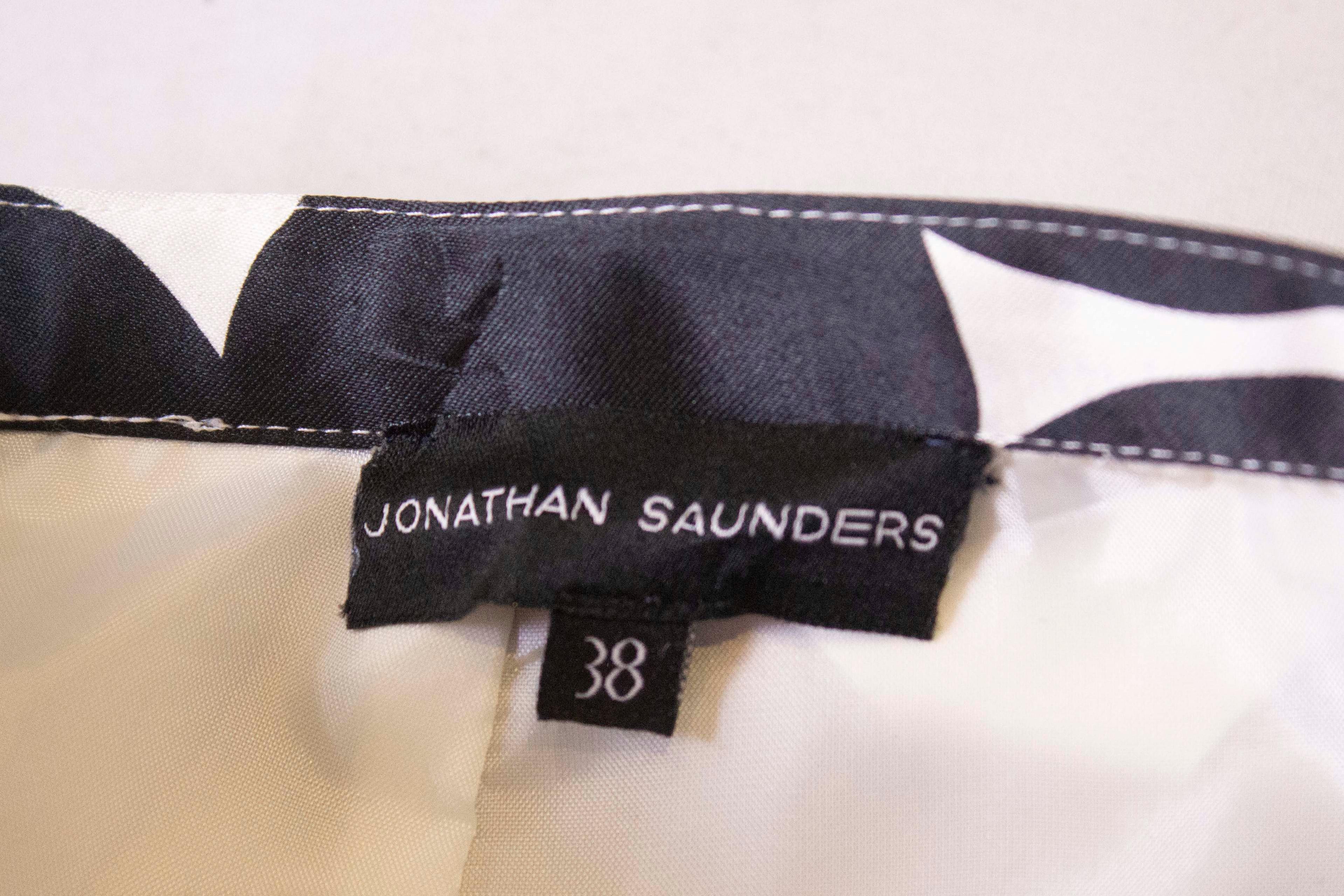 Black Jonathan Saunders Spot Skirt