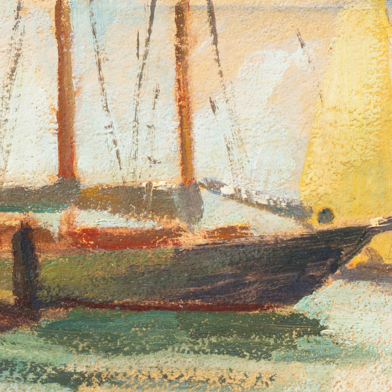 Signed lower left, 'Jonathan Scott' (British, 1914-1995) and titled verso.
Provenance: Nancy Moure, Glendale, California

Jonathan Scott studied first at the Heatherly School in London and, later, at the Accademia di Bella Arte in Florence and the