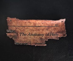 Jonathan Seliger, "Editorial" - The Anatomy of Hate, 1994, mixed media