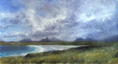 Achnahaird Beach - Scottish Landscape Painting, large-scale