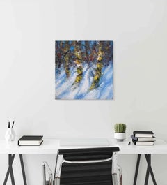 Winter Sun and Shadows by Jonathan Shearer - snowy landscape, Scotland